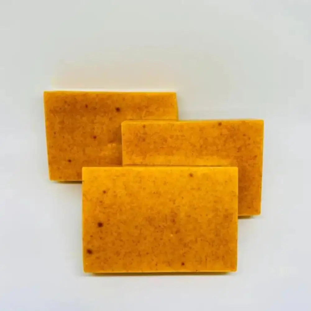 Revitalize Your Skin with 100G Handmade Turmeric & Lemon Kojic Acid Soap - Deep Cleansing for a Radiant Glow